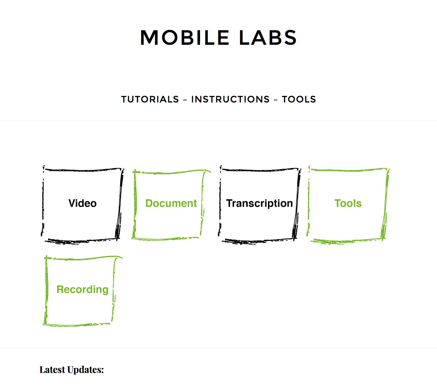 Mobile Labs Website